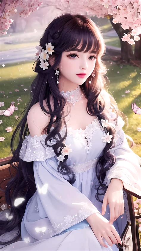 冷艳美女动漫图片