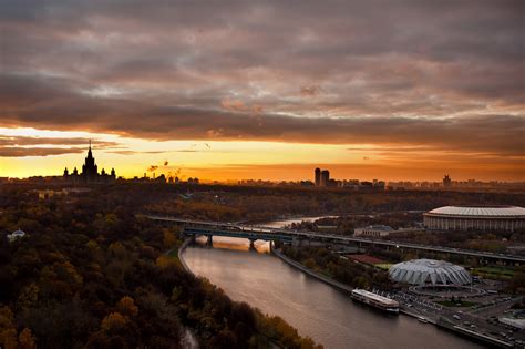 Hintergrundbilder : Moskau, Stadt, Landschaft, Sportkremlin, Brücke ...