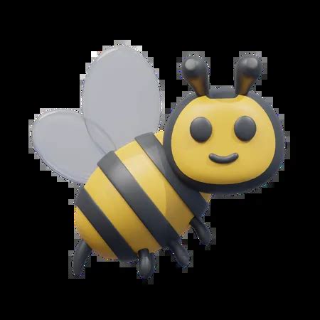Honey Bee 3D Icon download in PNG, OBJ or Blend format