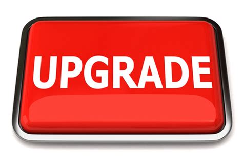 Upgrade of Software Line Icon. Computer System Update Linear Pictogram ...