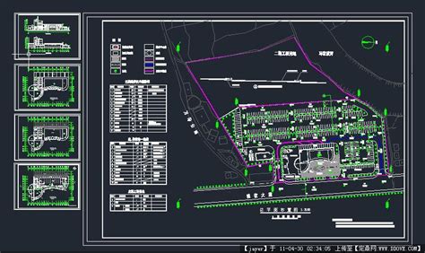 虎丘客运站方案图CAD