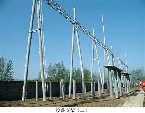陕西省新建千河330千伏变电站330千伏构架吊装顺利完成-国际电力网