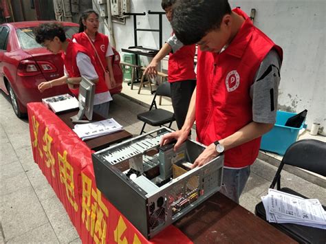 “红色星期天”：信息系新青年下乡活动来到苍南社区_综合新闻