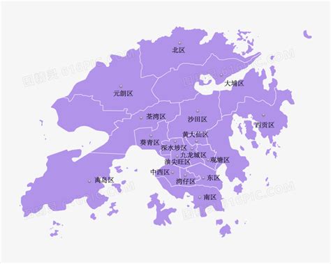 香港特别行政区地图矢量图片(图片ID:1132433)_-其他-空间环境-矢量素材_ 素材宝 scbao.com