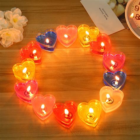 心形蜡烛 玫瑰花型蜡烛 浪漫创意生日表白婚庆蜡烛-阿里巴巴