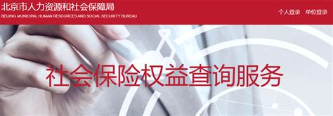 北京社保网上个人查询系统 主要职责承担市人力资源和社会
