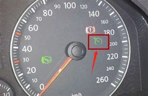 仪表盘绿色像钟表的指示灯-有驾