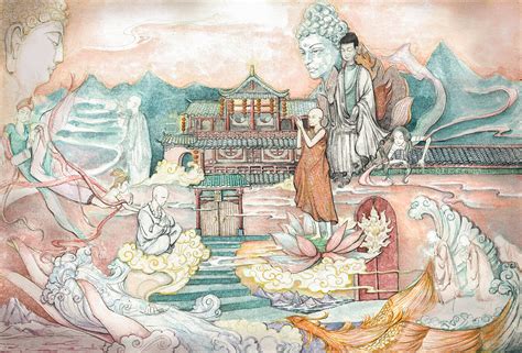 中国神话故事手绘海报|平面|海报|RubyWANG_ - 原创作品 - 站酷 (ZCOOL)