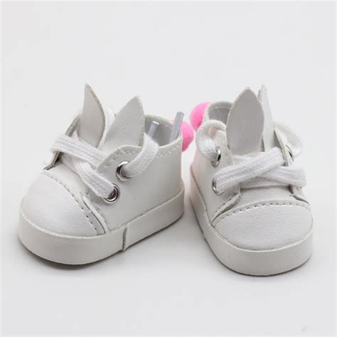 米露娃娃鞋14寸棉花娃娃EXO兔子尾巴皮鞋6分bjd娃娃鞋子5cm换装鞋-阿里巴巴