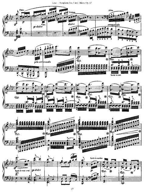 《26.第五交响曲《命运》第一乐章 - C调上的贝多芬,钢琴谱》贝多芬（五线谱 钢琴曲 指法）-弹吧|蛐蛐钢琴网