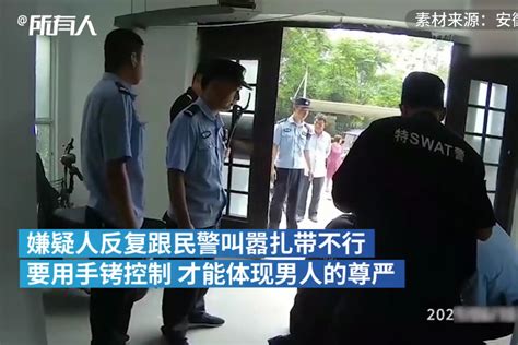 滁州一男子被捕时主动要求上手铐 以体现男人的尊严_凤凰网视频_凤凰网