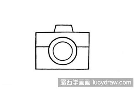 非主流相机简笔画头像