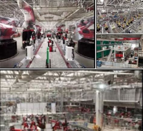 实拍：特斯拉上海工厂里每个工人都戴着特斯拉定制鸭舌帽……-新浪汽车