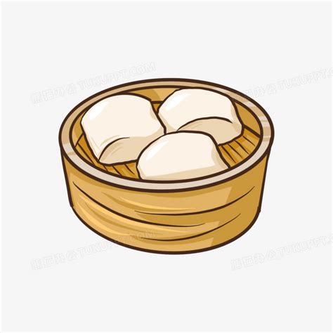 卡通馒头图片