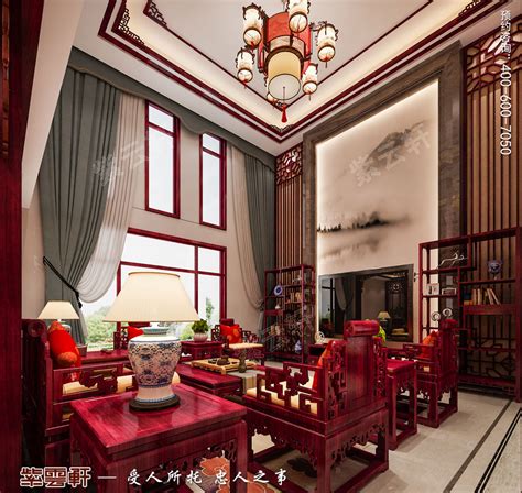 颐和园款 红木龙纹中堂（成套） - 南京正大拍卖有限公司