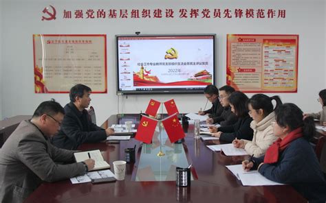 淮南师范学院组织开展2022年度组织生活会和民主评议党员