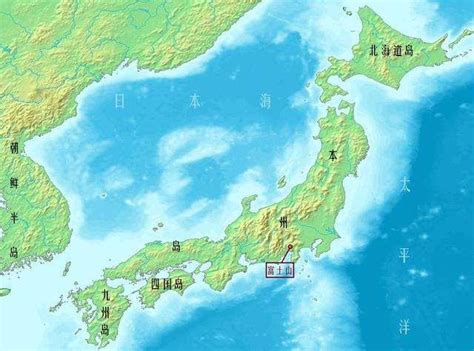中国日本地图图片