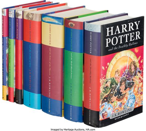 J. K. Rowling. Boxed Set of Seven Harry Potter Books. [London]: | Lot ...