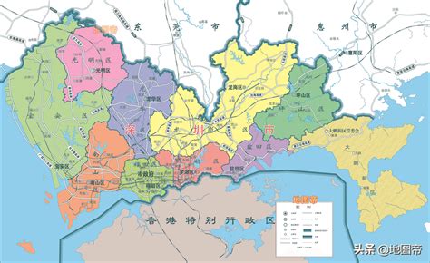 深圳行政区地图图片