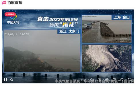 台风梅花现场实况直播收看观看入口2022_深圳之窗
