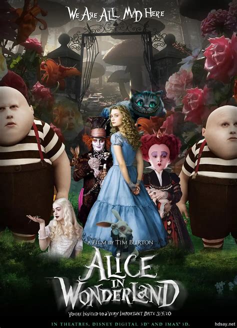 爱丽丝梦游仙境 Alice.in.Wonderland.720p.BluRay.720p.x264.AC3-WOFEI 中英字幕-HDSay高清乐园
