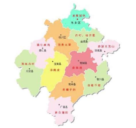 南昌市行政区划地图 - 南昌市地图 - 地理教师网