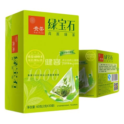 绿茶特级108g 贵茶绿宝石3g*36小包装高山茶 绿茶2019年新茶