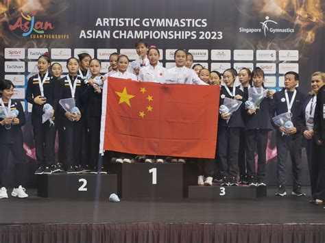 中国队夺得体操亚锦赛女团冠军，邱祺缘获个人全能冠军