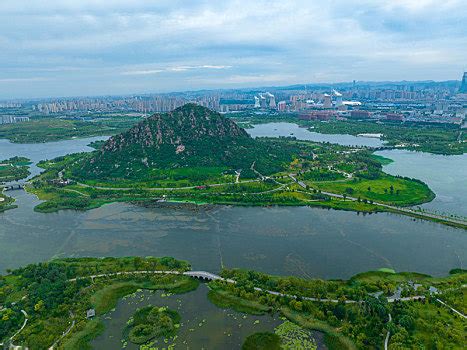 济南华山和华山湖湿地公园,国内旅游景点,旅游景点,摄影素材,汇图网www.huitu.com