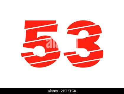 53 Birthday Chocolate Cake with Gold Glitter Number 53 Candles (GIF ...