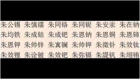 历史上的巧合透着诡异，朱元璋子孙名字和元素周期表高度相似__凤凰网