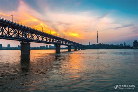 武汉长江大桥与黄鹤楼-中关村在线摄影论坛