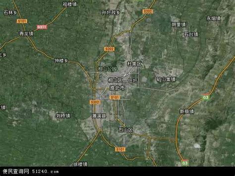 淮北市地图 - 淮北市卫星地图 - 淮北市高清航拍地图