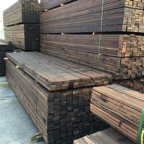 碳化木,炭化木地板,户外地板,防腐木,仿古木 - 上海丰天木业有限公司 - 九正建材网