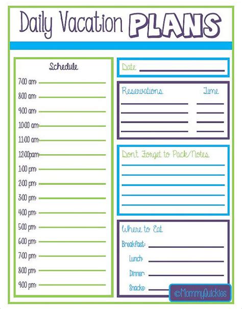 Free Summer Camp Schedule Template For Google Docs