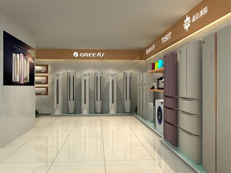 格力空调 专卖店 空间 模型设计图__3D作品_3D设计_设计图库_昵图网nipic.com