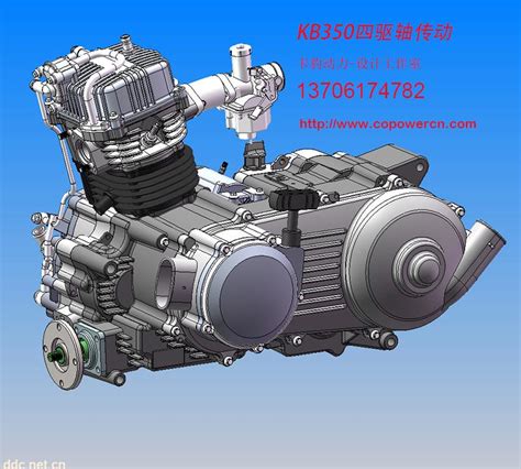 350CC 单缸水冷 电喷 无级变速CVT 四驱轴传动发动机-无锡卡豹动力科技有限公司
