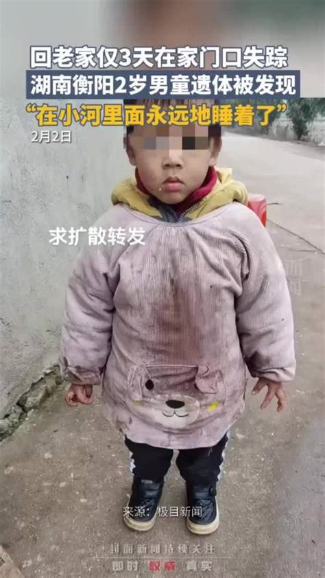 回老家仅3天在家门口失踪……湖南衡阳2岁男童遗体被发现_新浪新闻