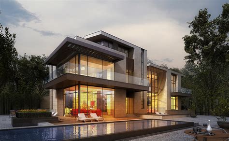 一些值得学习的现代别墅外立面设计-现代简约别墅设计-建筑设计公司
