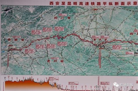 京昆高铁线路图（全线+分段线路）- 重庆本地宝