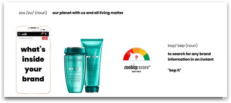Zoobop - World’s first personal care brand rating platform.
