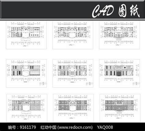 镇江办公楼装饰施工图，办公楼CAD图纸下载 - 易图网