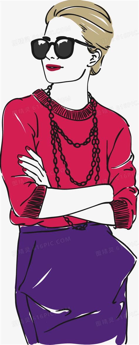 动漫女强人头像图片