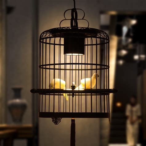 led鸟笼灯图片