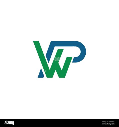 PW Logo monogram with pillar shape designs template 2963086 Vector Art ...