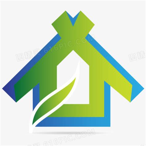 绿色个性房地产公司logo设计矢量图图片免费下载_PNG素材_编号1xri00yrr_图精灵