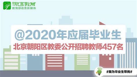 北京朝阳区教委面向2020年应届毕业生公开招聘教师457名！_新浪新闻
