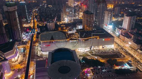 武汉国际广场空中俯瞰图高清图片下载-正版图片500661274-摄图网
