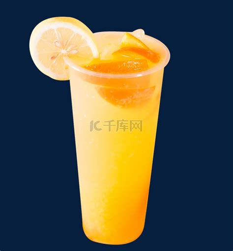 橙子汁饮品茶饮素材图片免费下载-千库网