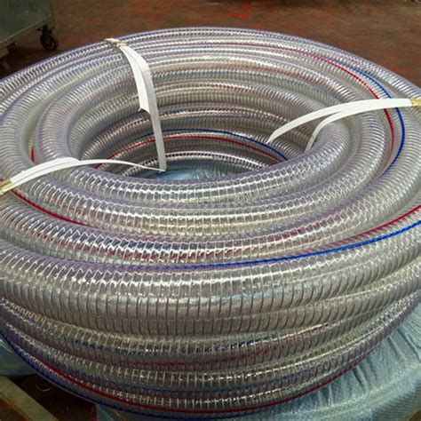 2.5寸PVC钢丝软管耐低温耐寒透明钢丝软管 50mm透明胶管-阿里巴巴